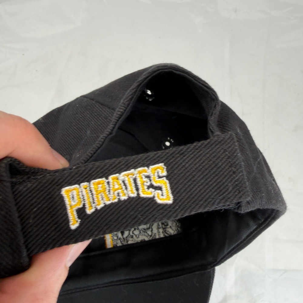 Twins Enterprise Pittsburgh Pirates MLB Baseball Cap Black Yellow Adjustable Hat - Picture 4 of 4